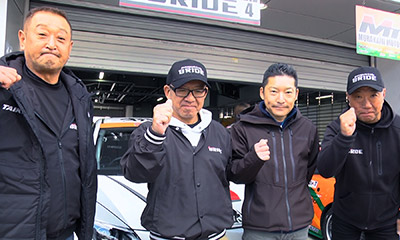 スーパー耐久シリーズ最終戦・富士　チームBRIDE & BRIDEユーザーを応援
超人・糸井嘉男さんも登場！