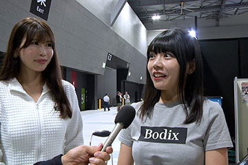 オートメッセin愛知2025 Bodixブースはハイレグ軍団