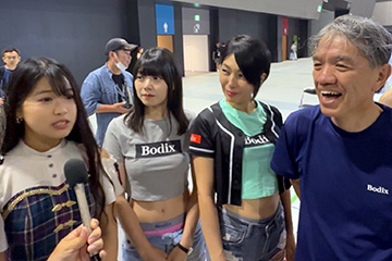 オートメッセin愛知2025 Bodixブースはハイレグ軍団