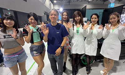 オートメッセin愛知2025 Bodixブースの藤田芽愛