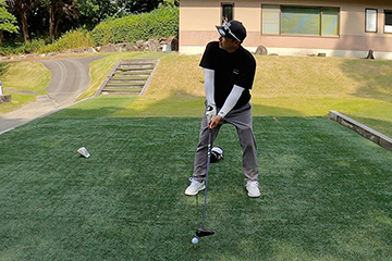 リバティゴルフレッスン・立浪和義編 4番ミドルコース