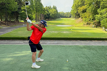 リバティゴルフレッスン・立浪和義編 4番ミドルコース