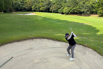 リバティゴルフレッスン・立浪和義編 4番ミドルコース