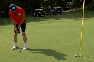 リバティゴルフレッスン・立浪和義編 4番ミドルコース