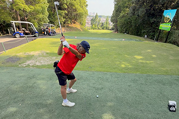 リバティゴルフレッスン・立浪和義編 6番ショートホール