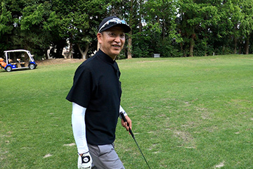 リバティゴルフレッスン・立浪和義編 5番ロングホールで黒岩バーディー！