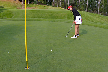 リバティゴルフレッスン・立浪和義編 6番ショートホール