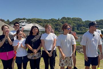 三和サービスマリン部に立浪和義&加藤愛が参加