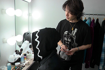 黒ちゃん大感謝祭の本番前楽屋