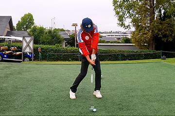 リバティゴルフレッスン・咲良菜緒 10番ショートホール