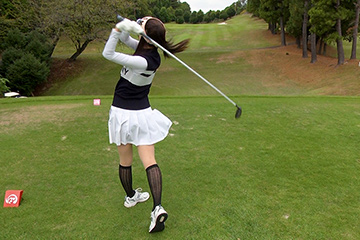 リバティゴルフレッスン・咲良菜緒 10番ショートホール