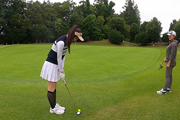 リバティゴルフレッスン・咲良菜緒 10番ショートホール