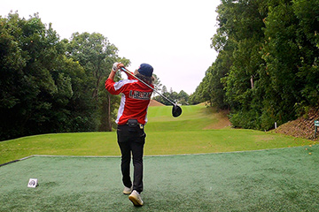 リバティゴルフレッスン・咲良菜緒編 11番ミドルホール