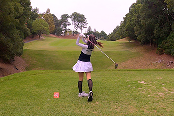 リバティゴルフレッスン・咲良菜緒編 11番ミドルホール