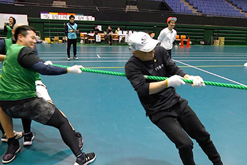 三和サービスグループ大運動会 栄和人&ウンパルンパも参戦
