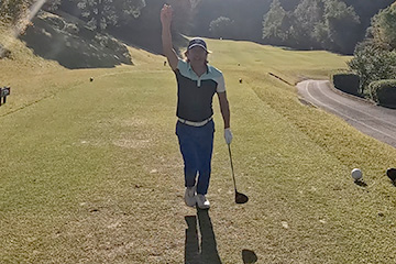 第16回 黒ちゃんコンペで山﨑武司さんとラウンド