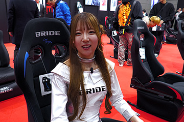 大阪オートメッセ2026 BRIDE高瀬社長と各ブースチェック
